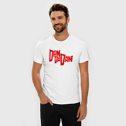 Футболка slim-fit Dandadan - logotype, цвет: белый — фото 2
