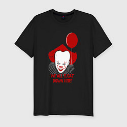 Футболка slim-fit We all float, цвет: черный