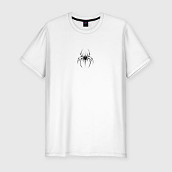 Футболка slim-fit Spider - паук, цвет: белый