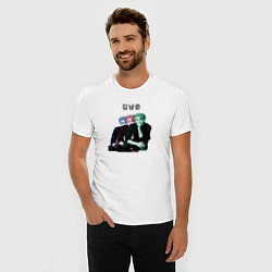 Футболка slim-fit RM BTS, цвет: белый — фото 2