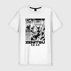 Мужская slim-футболка Зеницу Агацума - клинок