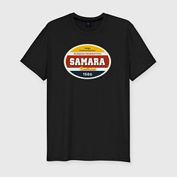 Футболка slim-fit Самара Суперсерия, цвет: черный