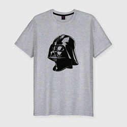 Футболка slim-fit Шлем Дарта Вейдера, цвет: меланж