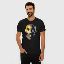 Футболка slim-fit Kobe Bryant face, цвет: черный — фото 2