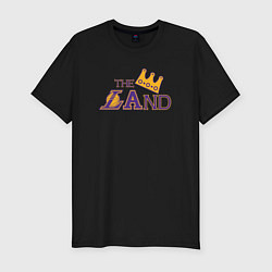 Футболка slim-fit The land, цвет: черный