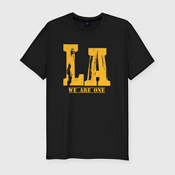Футболка slim-fit Lakers - мы едины, цвет: черный