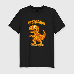 Футболка slim-fit Pizzasaur, цвет: черный