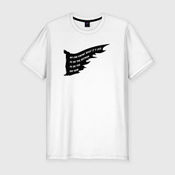 Футболка slim-fit Быть Бэтменом, цвет: белый