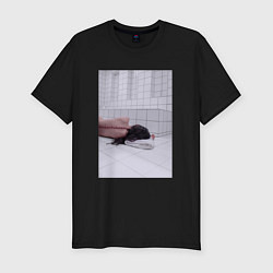 Мужская slim-футболка Субстанция