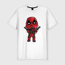 Футболка slim-fit Trooper Deadpool, цвет: белый