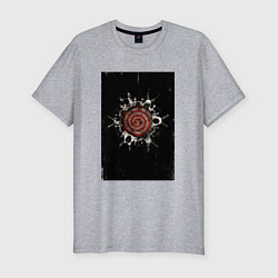 Мужская slim-футболка Saw game