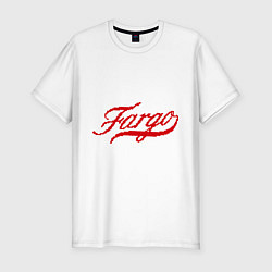 Футболка slim-fit Fargo, цвет: белый
