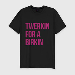 Мужская slim-футболка Twerkin