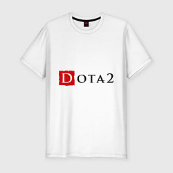 Футболка slim-fit Dota 2, цвет: белый