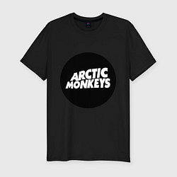 Футболка slim-fit Arctic Monkeys Round, цвет: черный