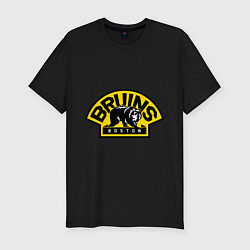 Футболка slim-fit HC Boston Bruins Label, цвет: черный