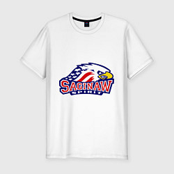 Мужская slim-футболка HC Saginaw Spirit