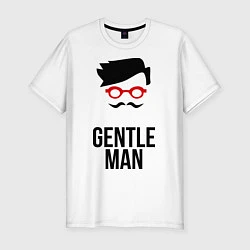 Мужская slim-футболка Gentleman