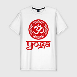 Мужская slim-футболка OM Yoga