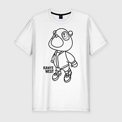 Мужская slim-футболка Kanye West: Teddy