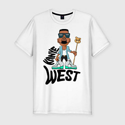Мужская slim-футболка Kanye West Boy