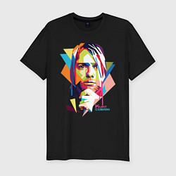 Футболка slim-fit Kurt Cobain: Colors, цвет: черный