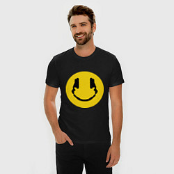 Футболка slim-fit Smile Music, цвет: черный — фото 2