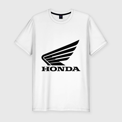 Мужская slim-футболка Honda Motor / Белый – фото 1