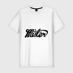 Мужская slim-футболка Music Mister