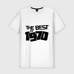 Мужская slim-футболка The best of 1970