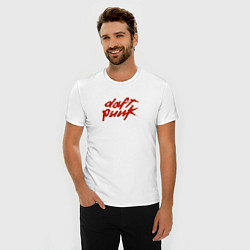 Футболка slim-fit Daft punk, цвет: белый — фото 2