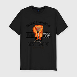 Футболка slim-fit Golden Boy: Best Sport, цвет: черный