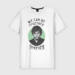 Мужская slim-футболка We can be together