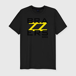 Футболка slim-fit Brazzers Bros, цвет: черный