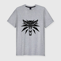 Футболка slim-fit The Witcher 3, цвет: меланж