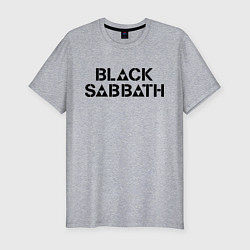 Футболка slim-fit Black Sabbath, цвет: меланж