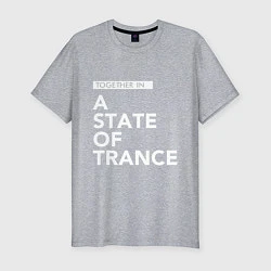 Футболка slim-fit Together in A State of Trance, цвет: меланж