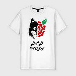 Футболка slim-fit Bad Wolf, цвет: белый