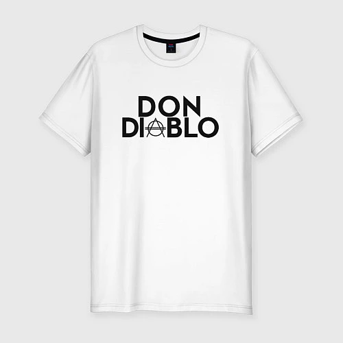 Мужская slim-футболка Don Diablo / Белый – фото 1