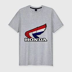 Футболка slim-fit Honda, цвет: меланж