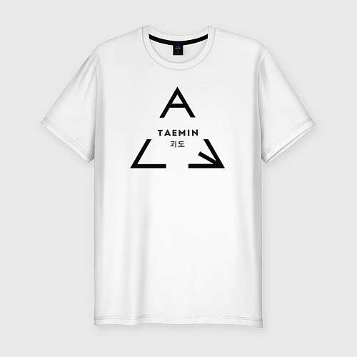 Мужская slim-футболка 30 STM: Taemin / Белый – фото 1