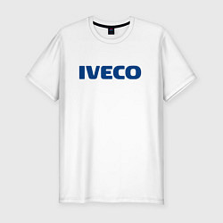 Футболка slim-fit Iveco, цвет: белый