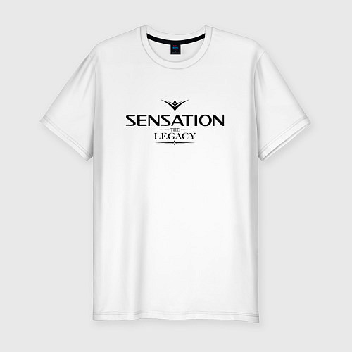 Мужская slim-футболка Sensation: The Legacy / Белый – фото 1