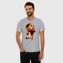 Футболка slim-fit LeBron Head, цвет: меланж — фото 2