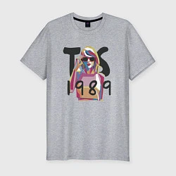 Футболка slim-fit Taylor Swift, цвет: меланж