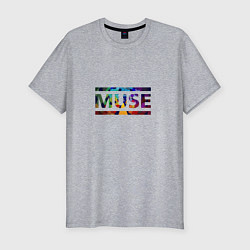 Футболка slim-fit Muse Colour, цвет: меланж