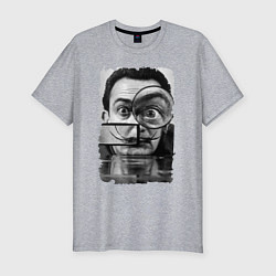 Футболка slim-fit Абстракция Дали, цвет: меланж