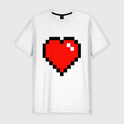 Футболка slim-fit Minecraft Lover, цвет: белый