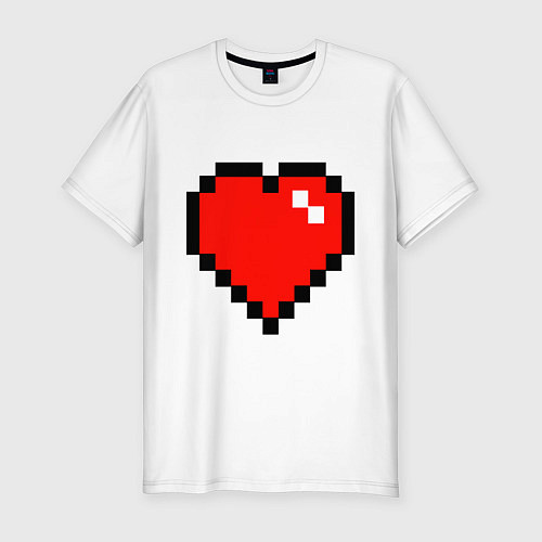 Мужская slim-футболка Minecraft Lover / Белый – фото 1