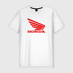 Футболка slim-fit Honda Red, цвет: белый